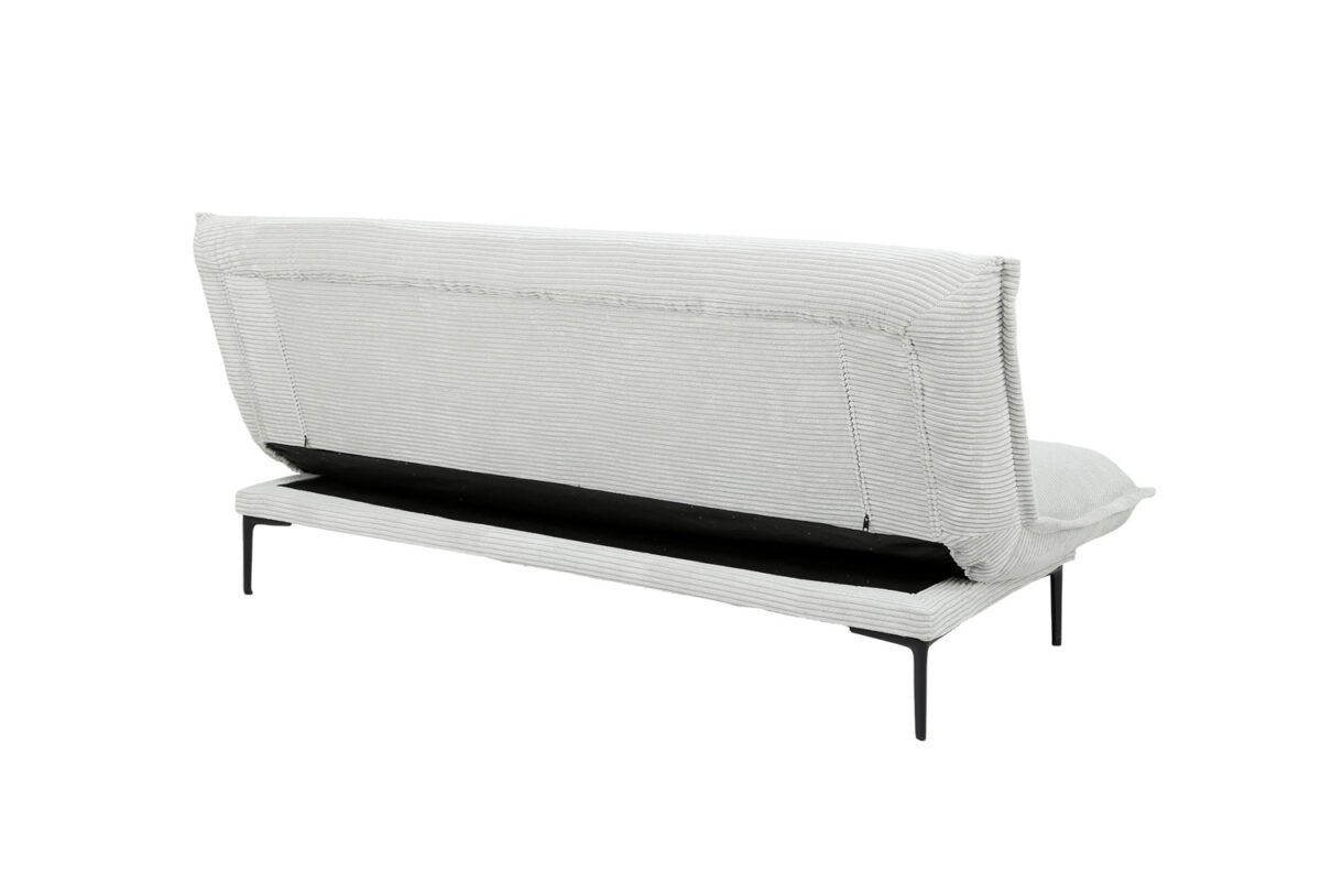 Canapé-lit 'Alisa' Corduroy Gris clair - Image 8