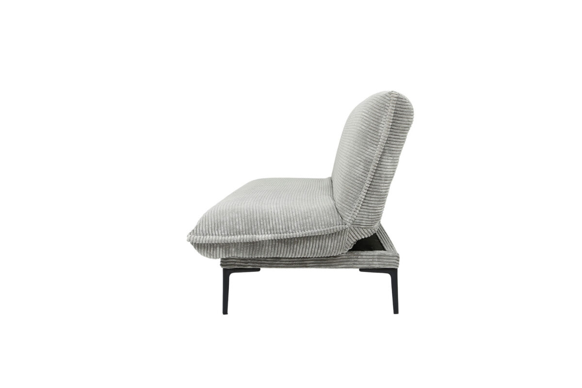 SALE - Canapé-lit 'Alisa' Corduroy Gris foncé - Image 6