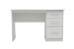 Bureau 'Mateo' 3 tiroirs Blanc - Image 3