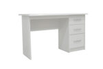 Bureau 'Mateo' 3 tiroirs Blanc - Image 4