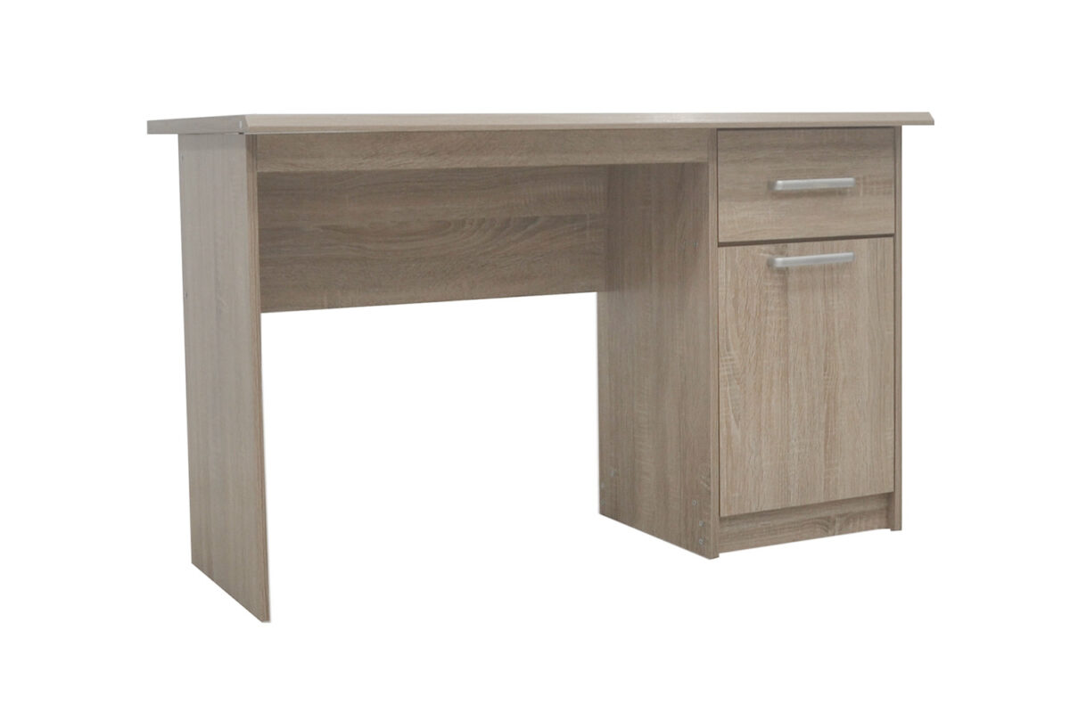 Bureau 'Milou' 1 tiroir 1 porte Sonoma - Image 3