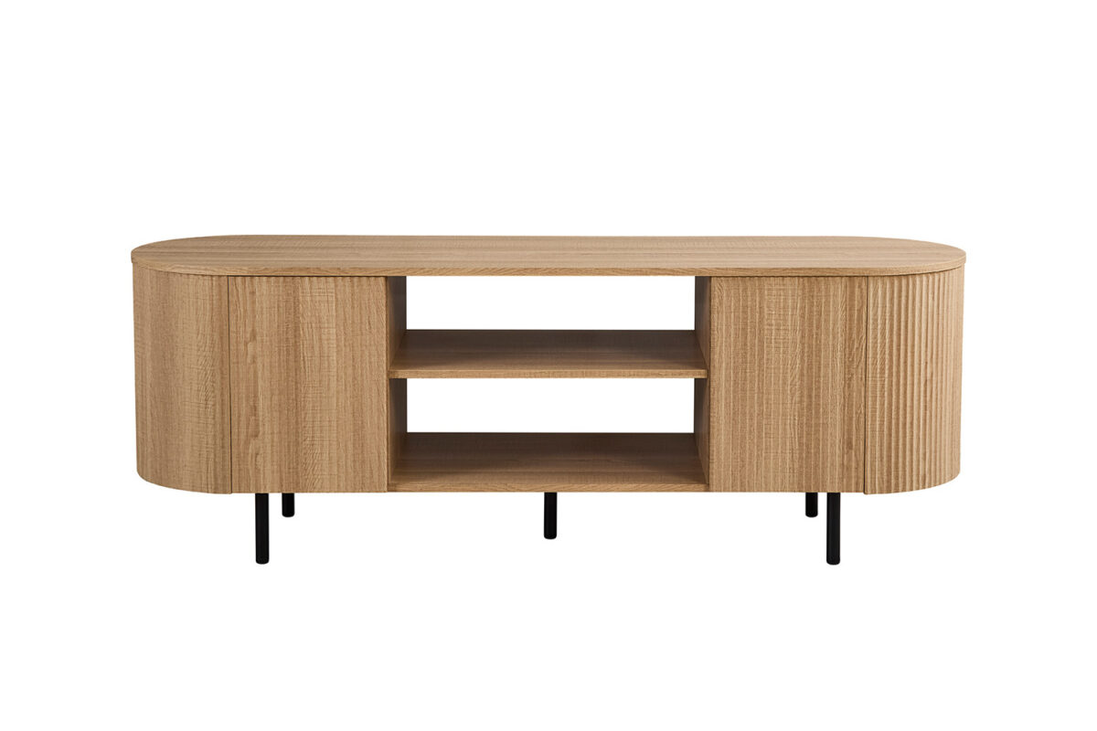 Meuble TV 'Lagos' 160 cm Décor Chêne Naturel - Afbeelding 4