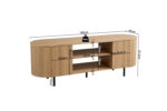 Meuble TV 'Lagos' 160 cm Décor Chêne Naturel - Afbeelding 3