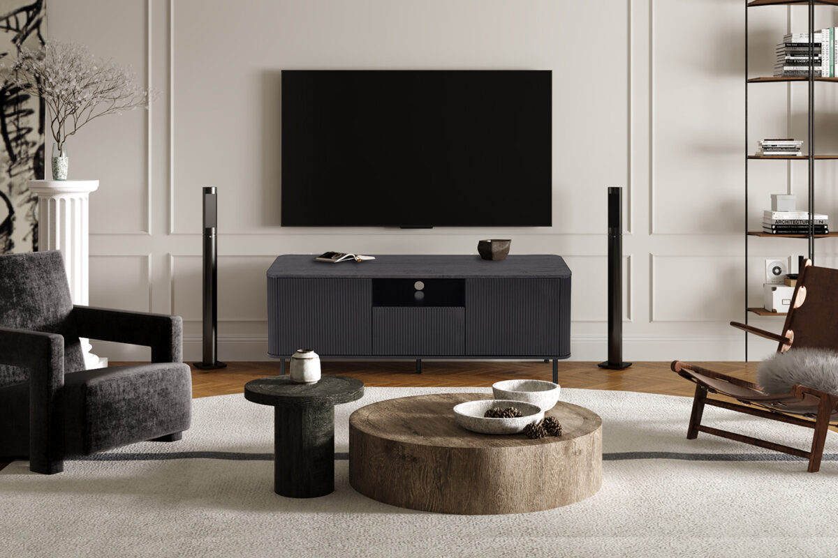 Meuble TV 'Lagos' 140 cm Décor Brun foncé - Afbeelding 2