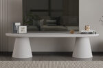 Meuble TV 'Tavira' 160 cm Ciment Ecru