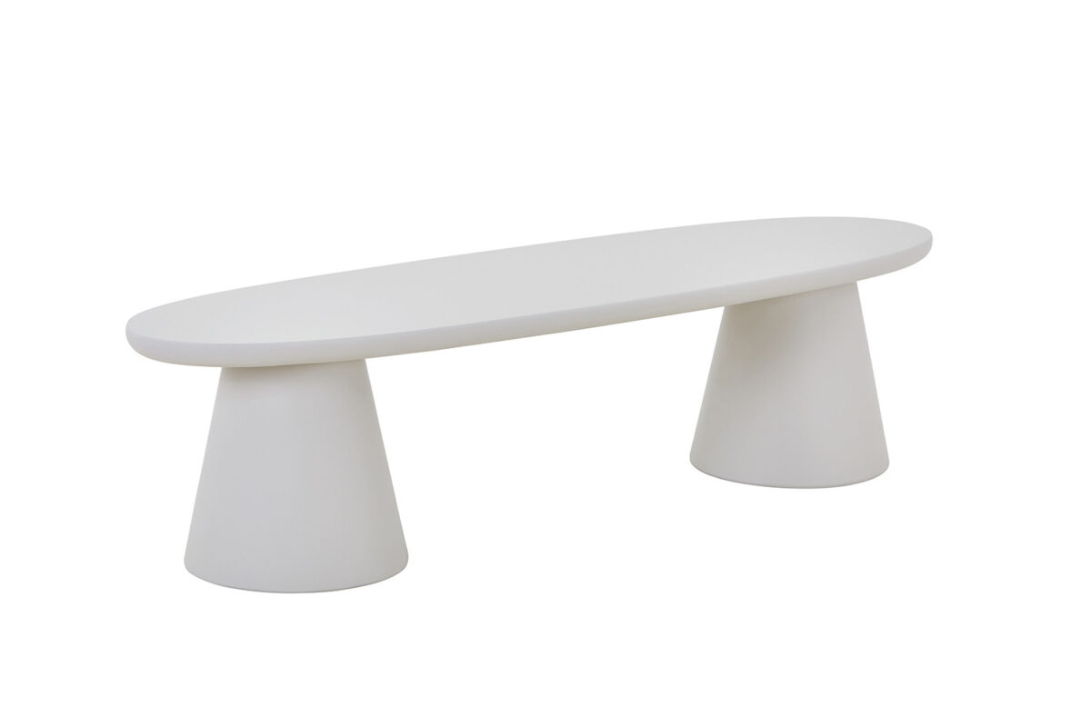Meuble TV 'Tavira' 160 cm Ciment Ecru - Afbeelding 4