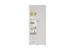 Armoire 'Marc' 2 portes avec miroir Blanc - Image 3