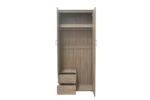 Armoire 'Marc' 2 portes avec miroir Sonoma - Image 7