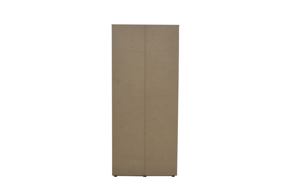 Armoire 'Marc' 4 portes avec 2 miroirs Blanc - Image 7